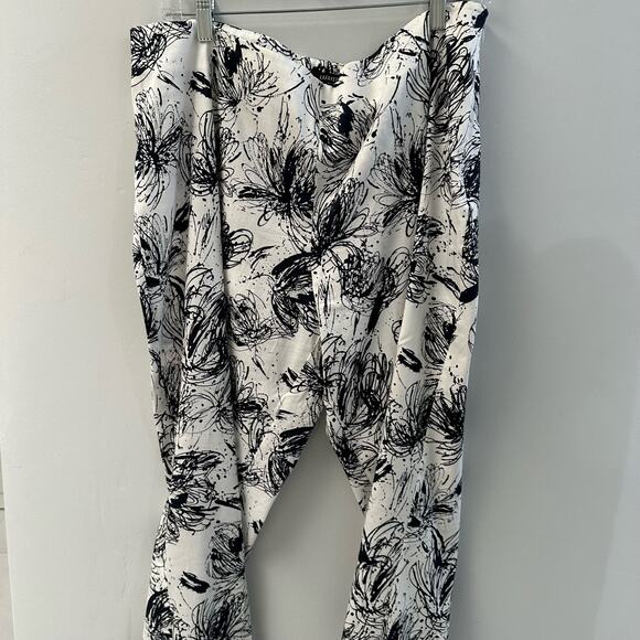 Lafayette 148 New York Stanton Slim Ankle Pant & Blouse in Delft 16-18 - Picture 2 of 16